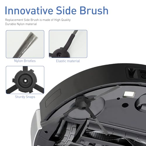 Verilux® 18PCS Replacement Accessories for Ecovacs Deebot Y1 Pro Robot Vacuum Cleaner Filtration Nets Sweeping Brushes Cleaning Tools Verilux® 18PCS Replacement Accessories for Ecovacs Deebot Y1 Pro Robot Vacuum Cleaner Filtration Nets Sweeping Brushes Cleaning Tools